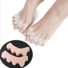 Elastic And Soft Fit Silicone Nail Care Toe Correction Five-toe Separator